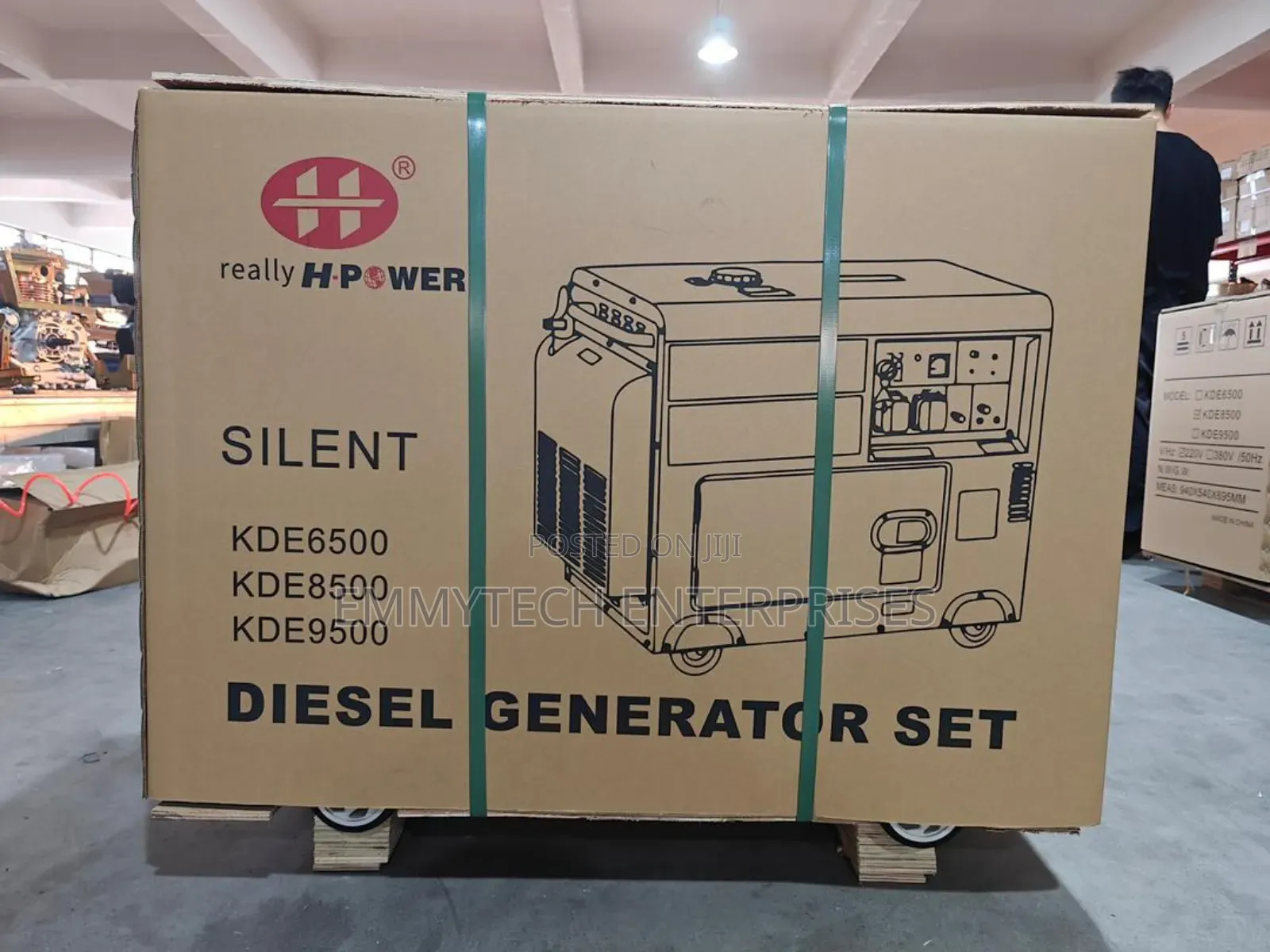 (8.5kva) Original Really H.Power Diesel Soundproof Generator 100% Copp