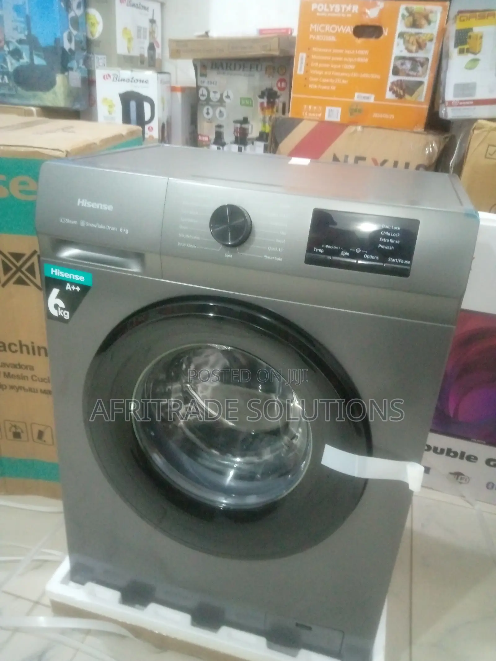 Hisense 6 Kg Front Loader – Delay Timer Quick Wash