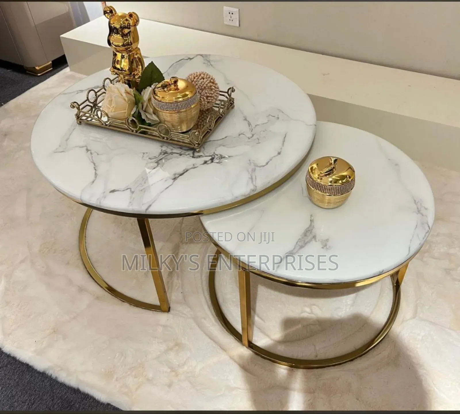 Portable Adjustable 2 in 1 Center Table