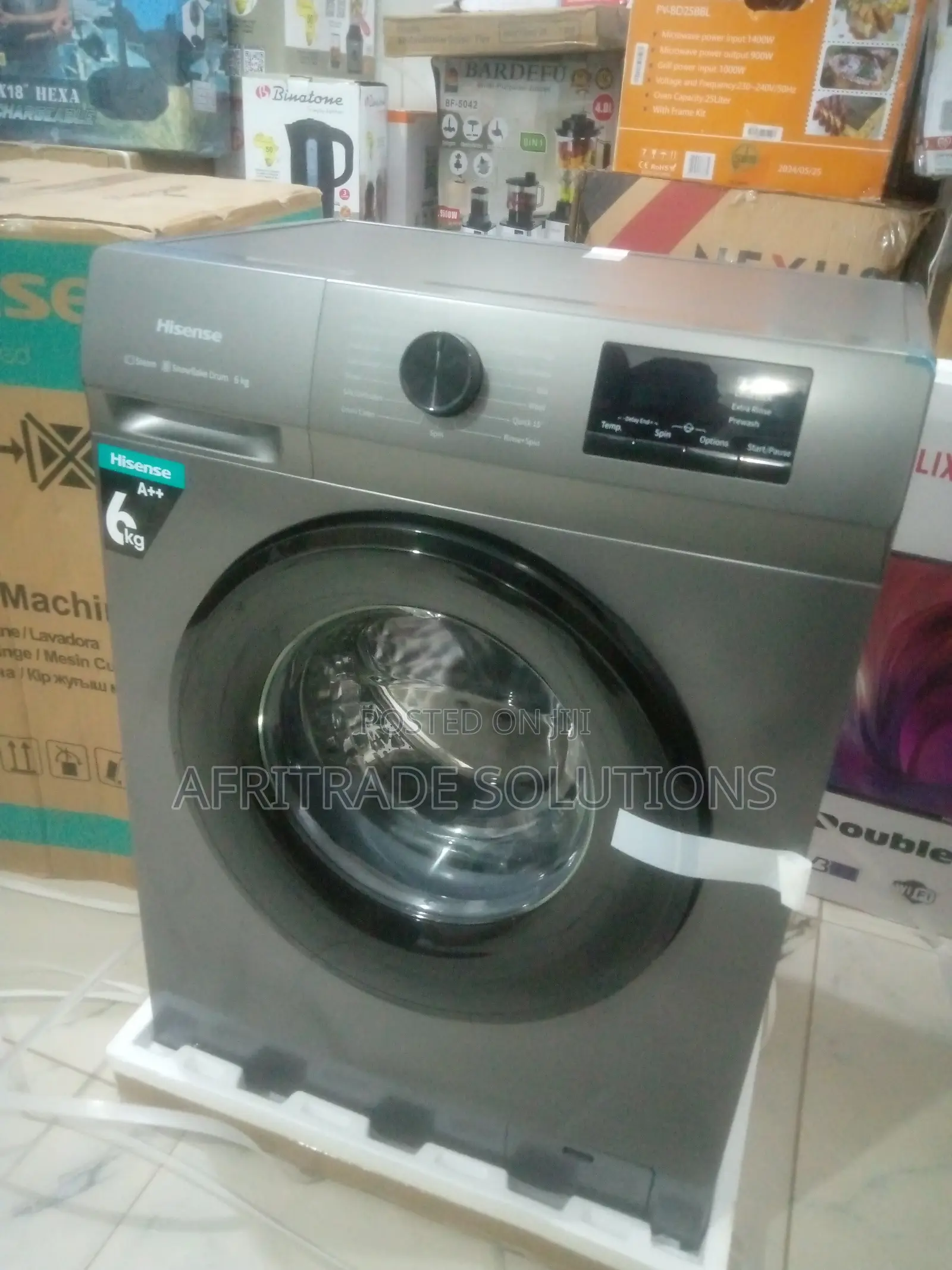 Hisense 6 Kg Automatic– Steam Care and Anti‐Allergy Wash