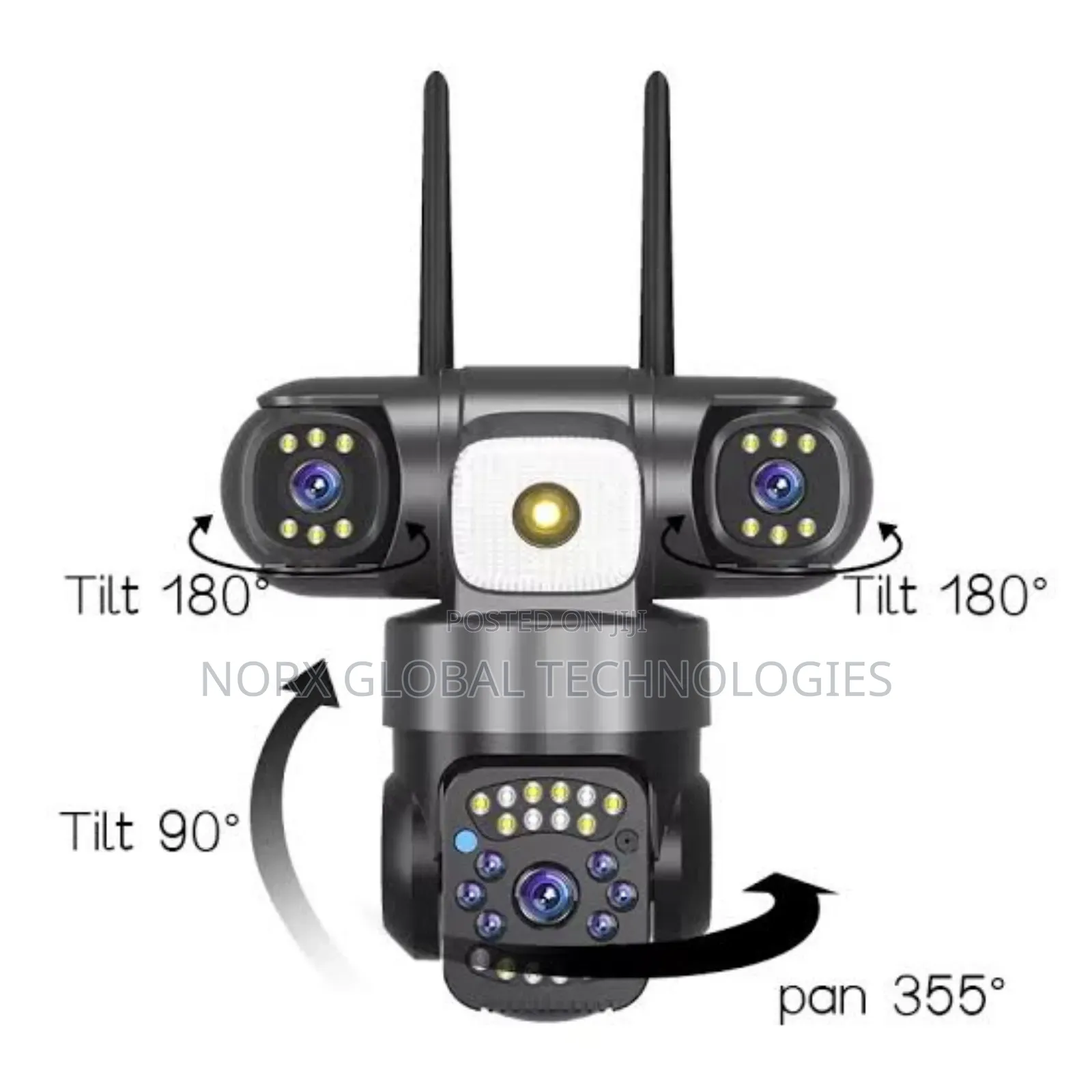 Genuine 3in1 Lens Solar 4g V380 PTZ Camera