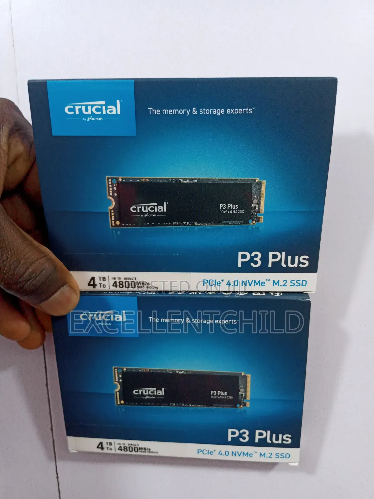 Crucial 4tb P3 Plus 4.0 Nvme M.2 2280 Ssd Up To 4,800mb/S