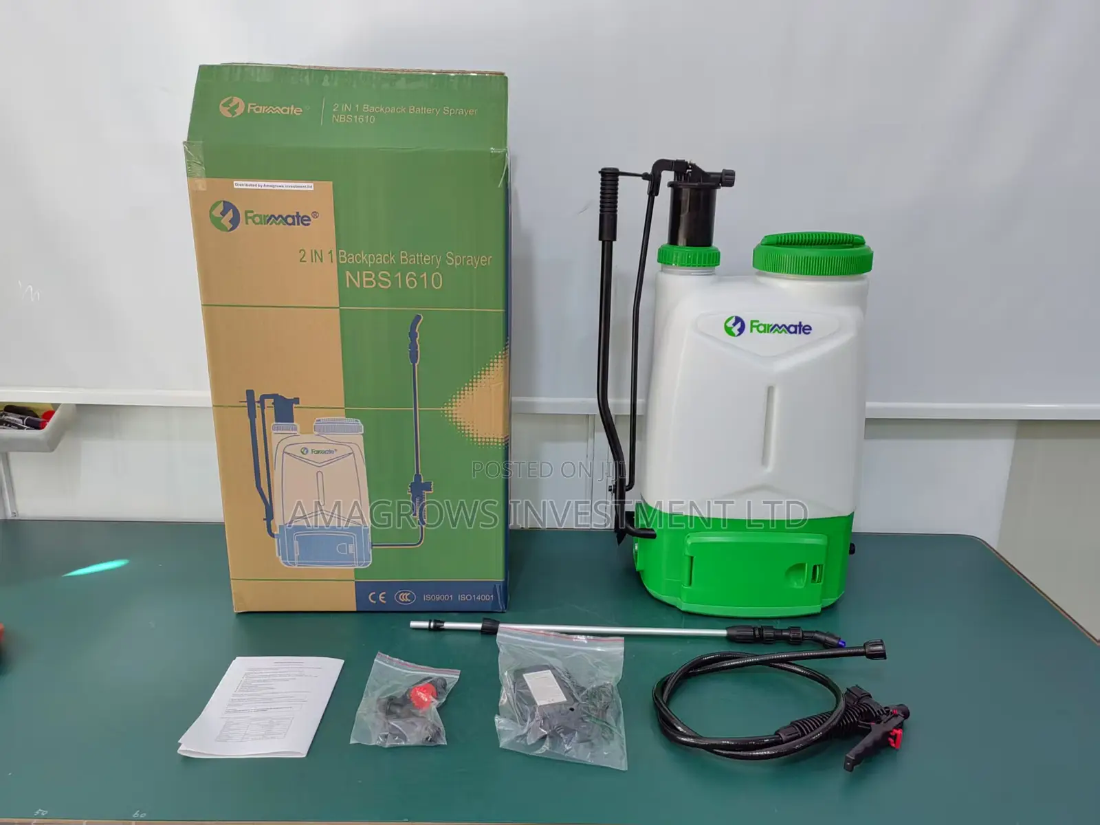 2 in 1 Knapsack Battery Sprayer