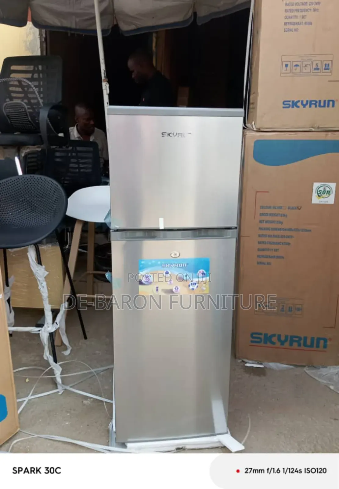 Skyrun Double Door Fridge