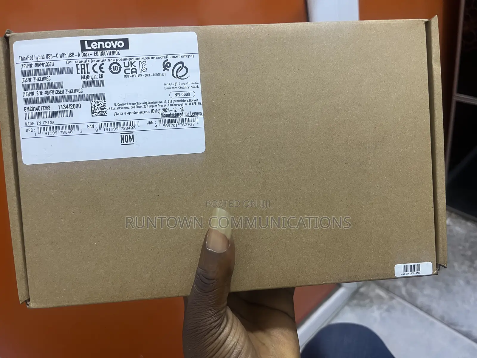 Lenovo Thinkpad Hybrid Usb Type-C Laptop Dock With Usb Type-a Adapter