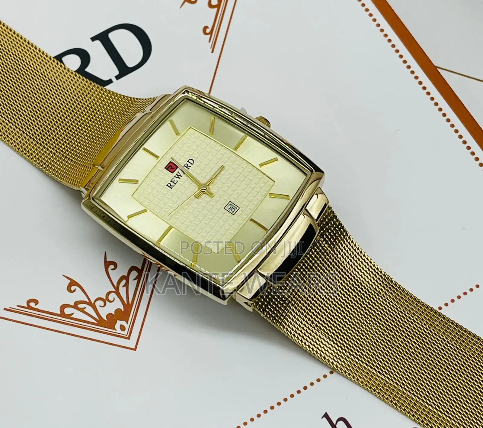 Reward Waterproof Net Chain Wristwatch