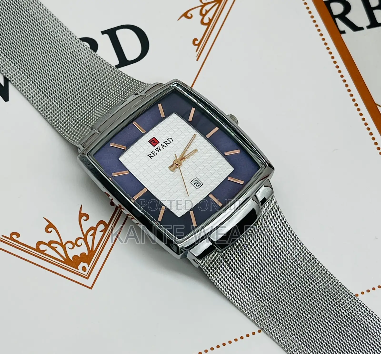 Reward Waterproof Net Chain Wristwatch