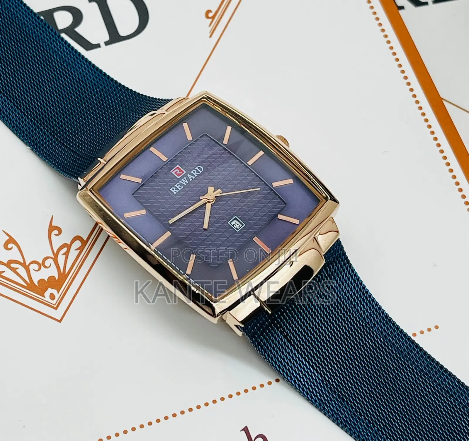Reward Waterproof Net Chain Wristwatch