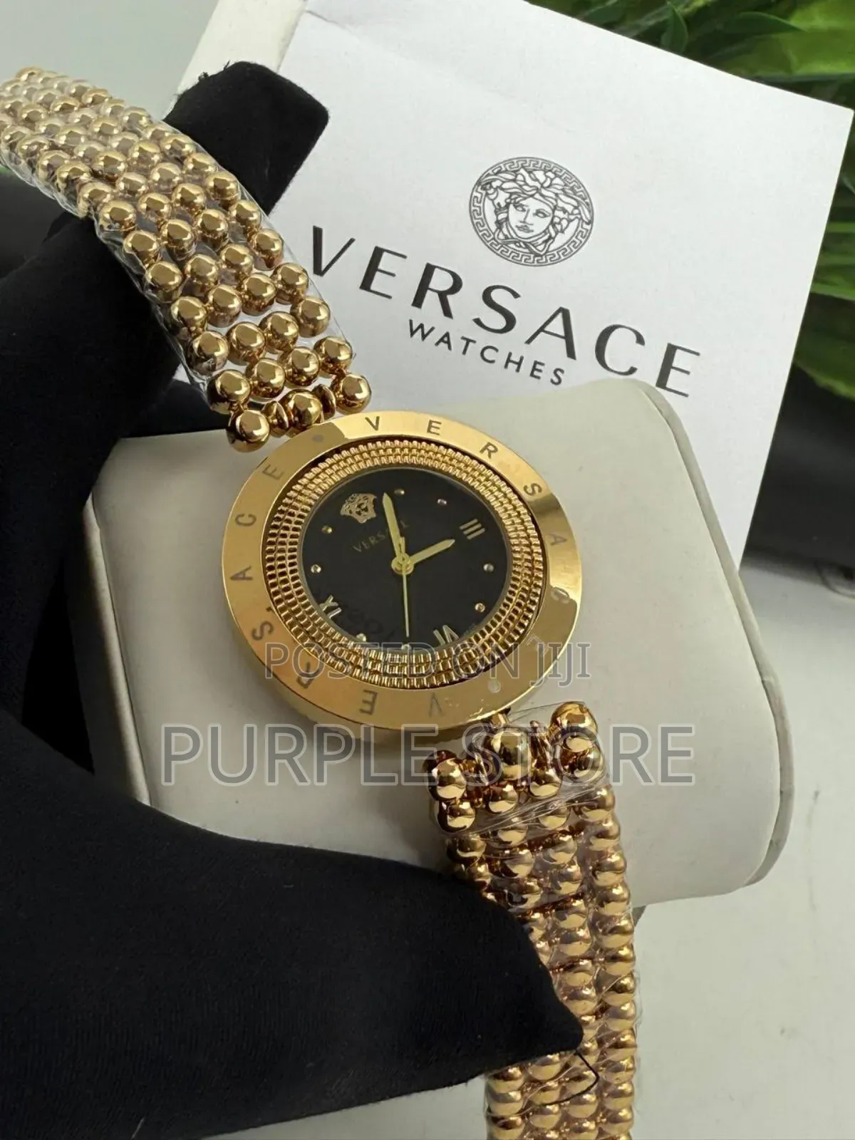 Versace Women Gold Watch