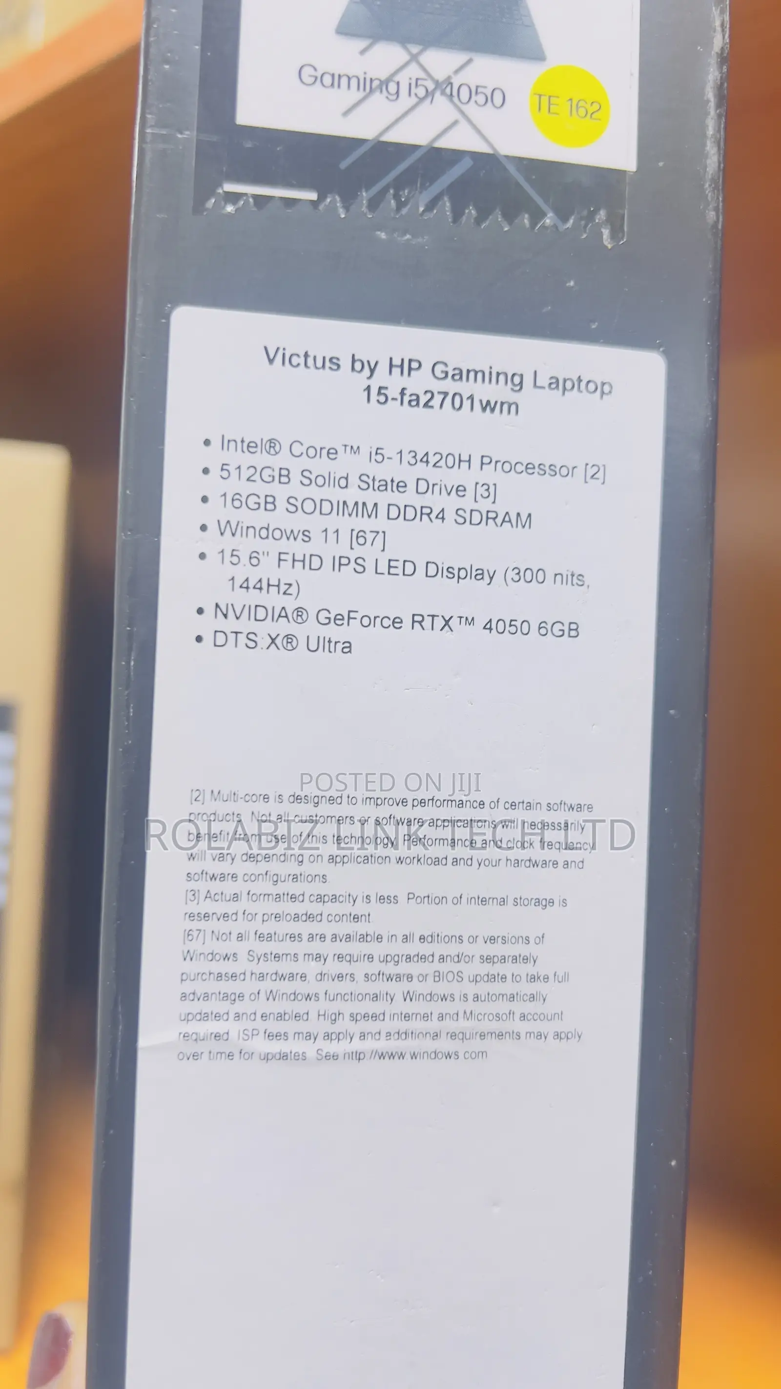 New Laptop HP Victus 15 8GB Intel Core I5 SSD 512GB
