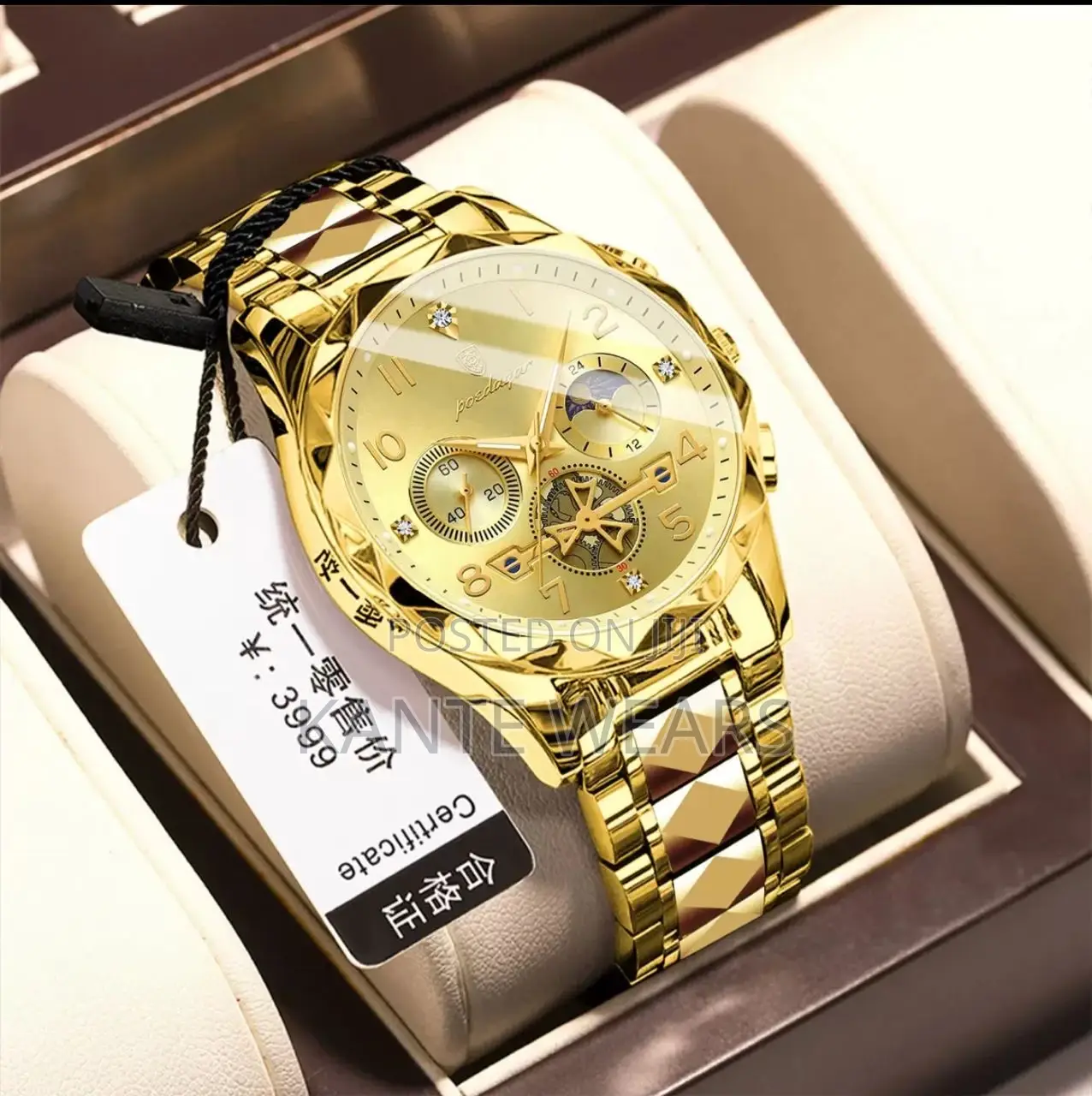 Poedagar Active Chronograph Chain