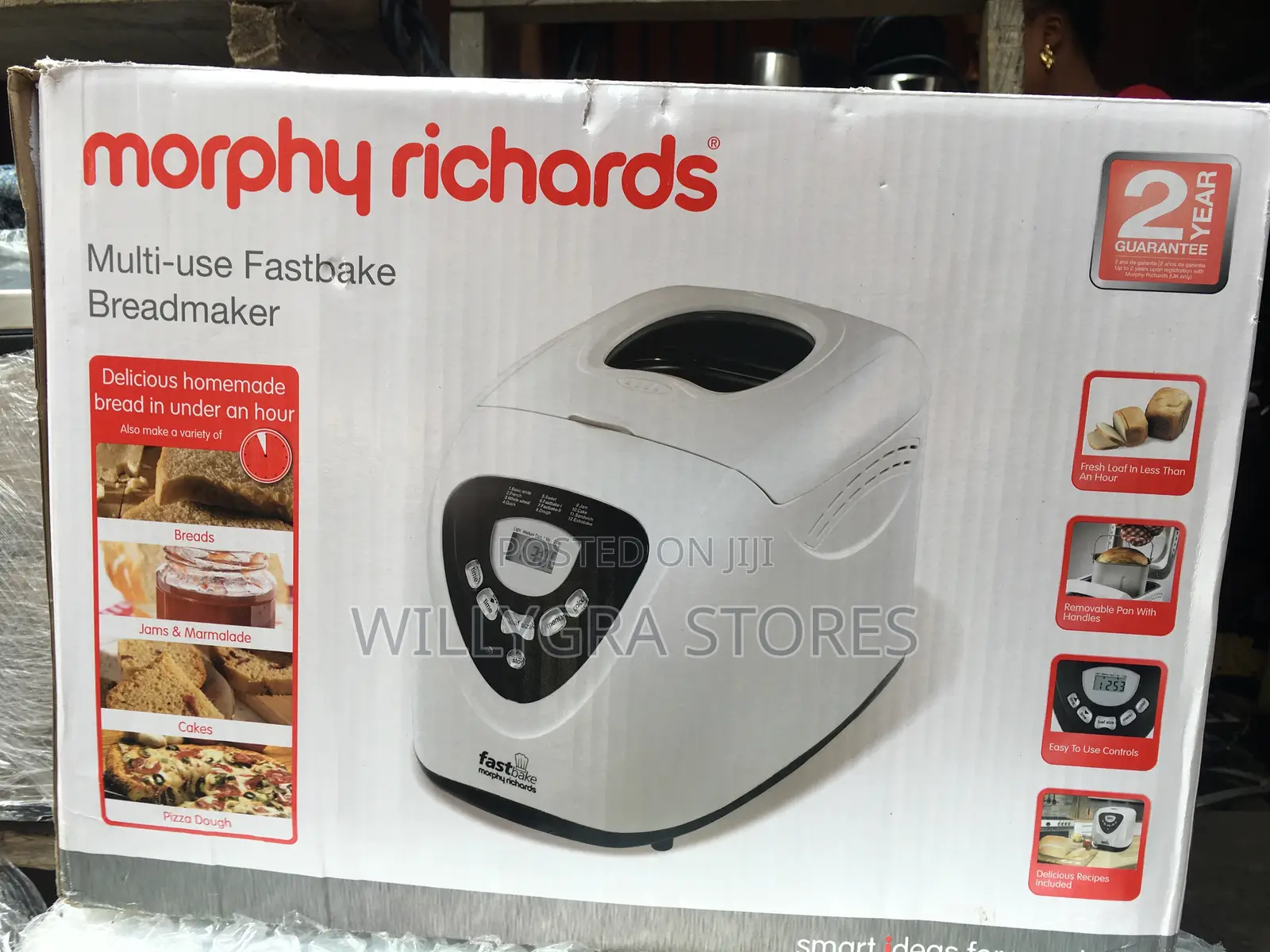 Morphy Richards Fast Bake Cool Touch Bread Maker
