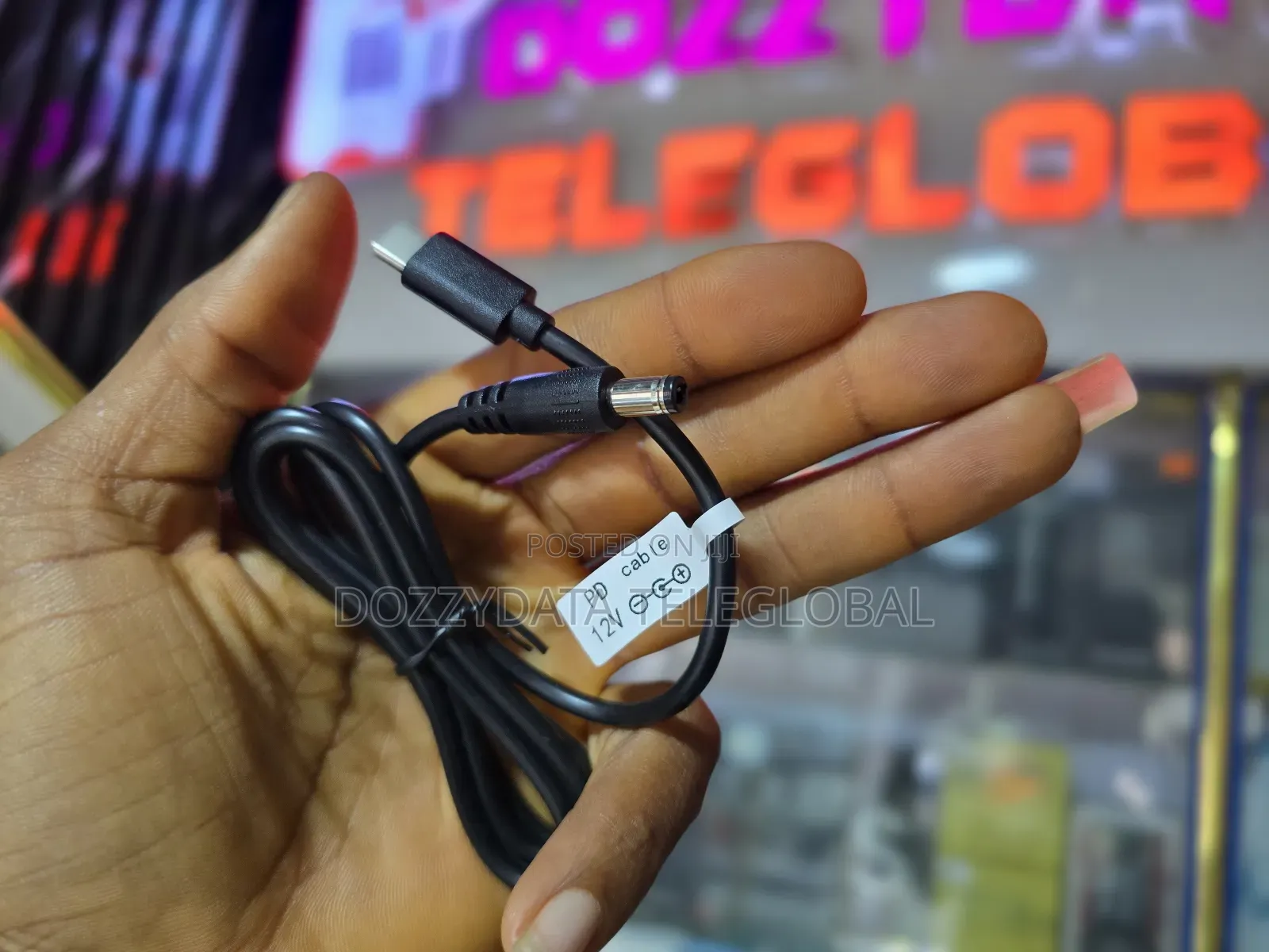 Type C to Dc Power Router Cable Converter