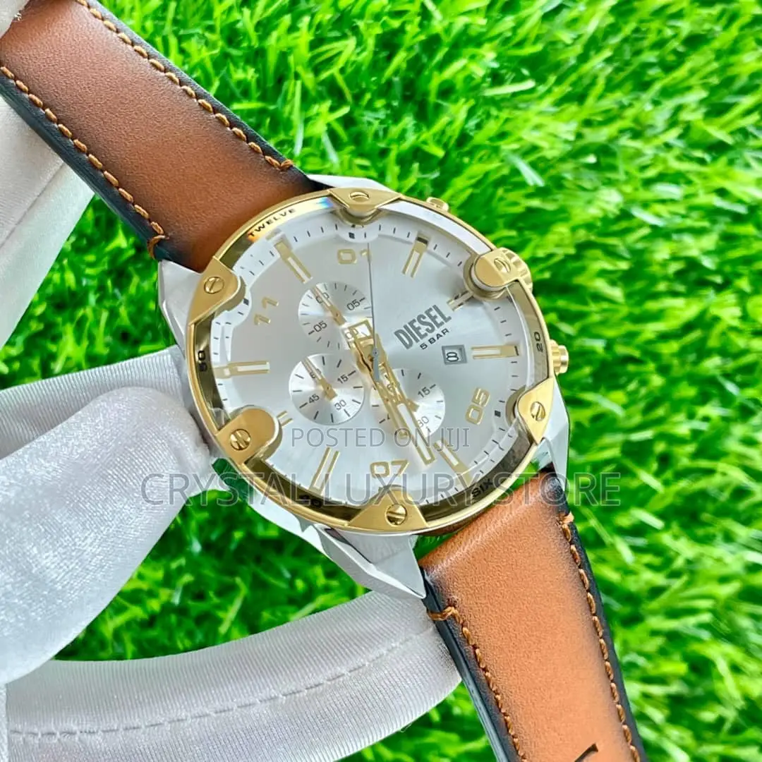 Diesel Quality Luxury Men Genuine Leather Wristwatch