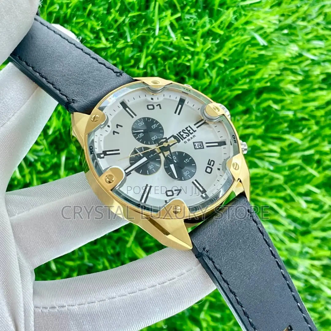 Diesel Quality Luxury Men Genuine Leather Wristwatch