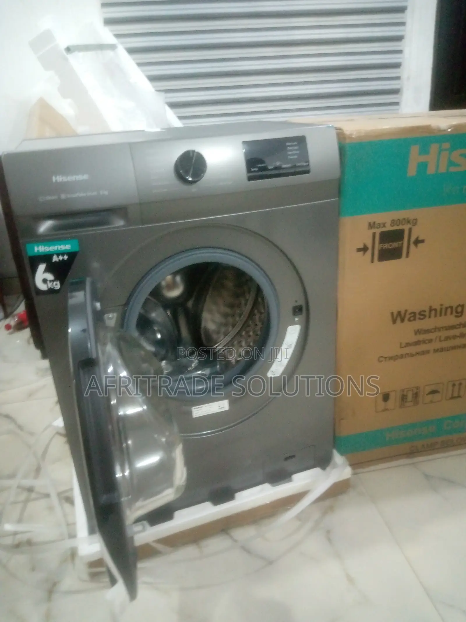 Hisense 6 Kg Wfvb6010mt – Front‐Load Washer, Led, Energy‐Saving