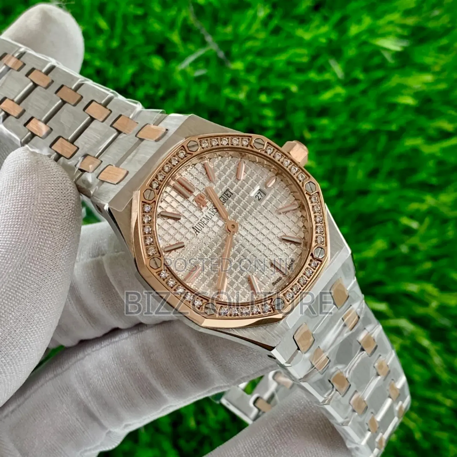 Original Audemars Piguet Iced Two-Tone Stainless Steel, Quartz Watch