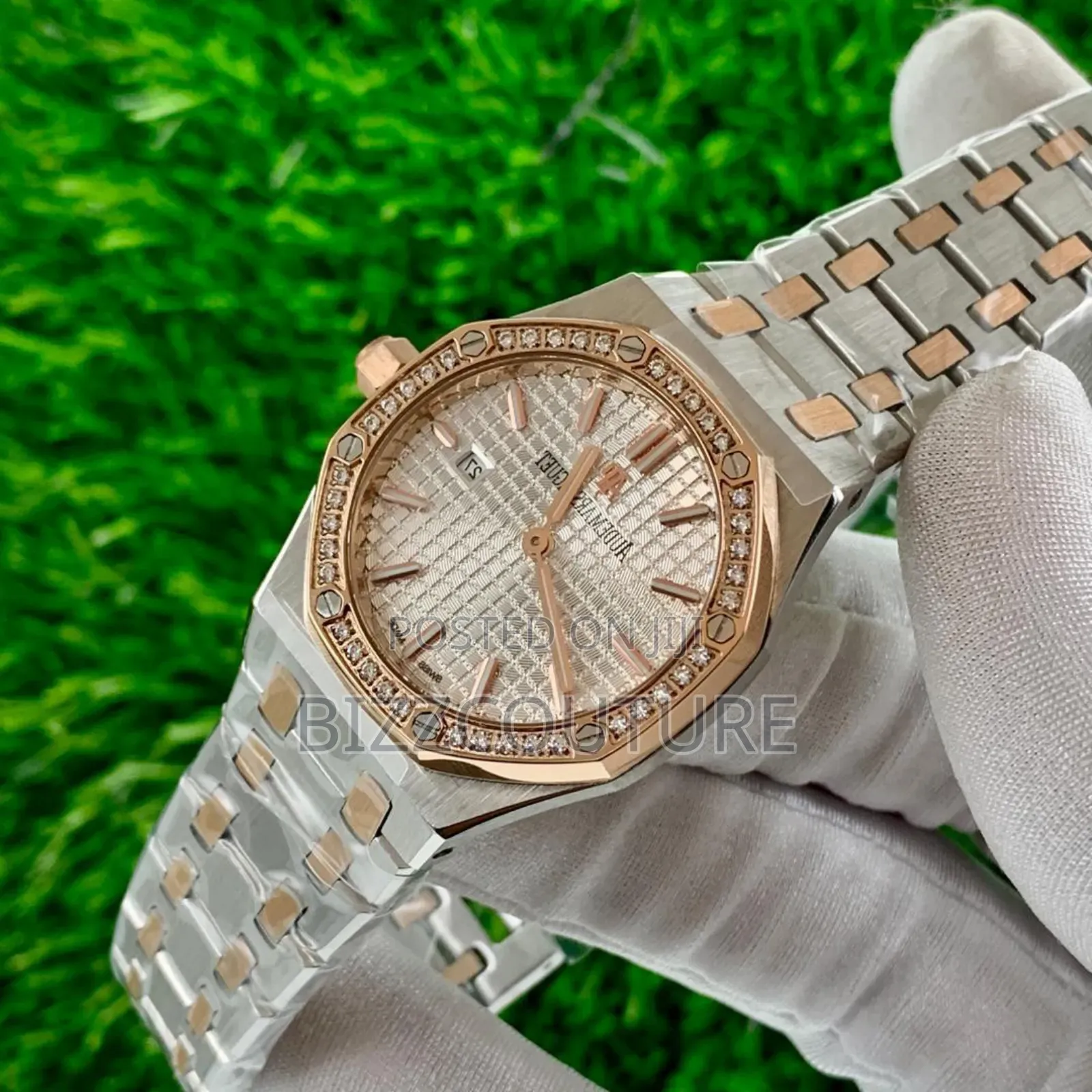 Original Audemars Piguet Iced Two-Tone Stainless Steel, Quartz Watch