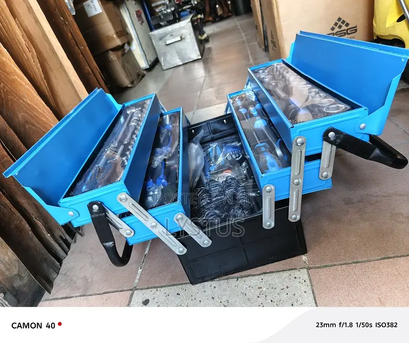 168pc Mechanical Tool Set With Metal Box,