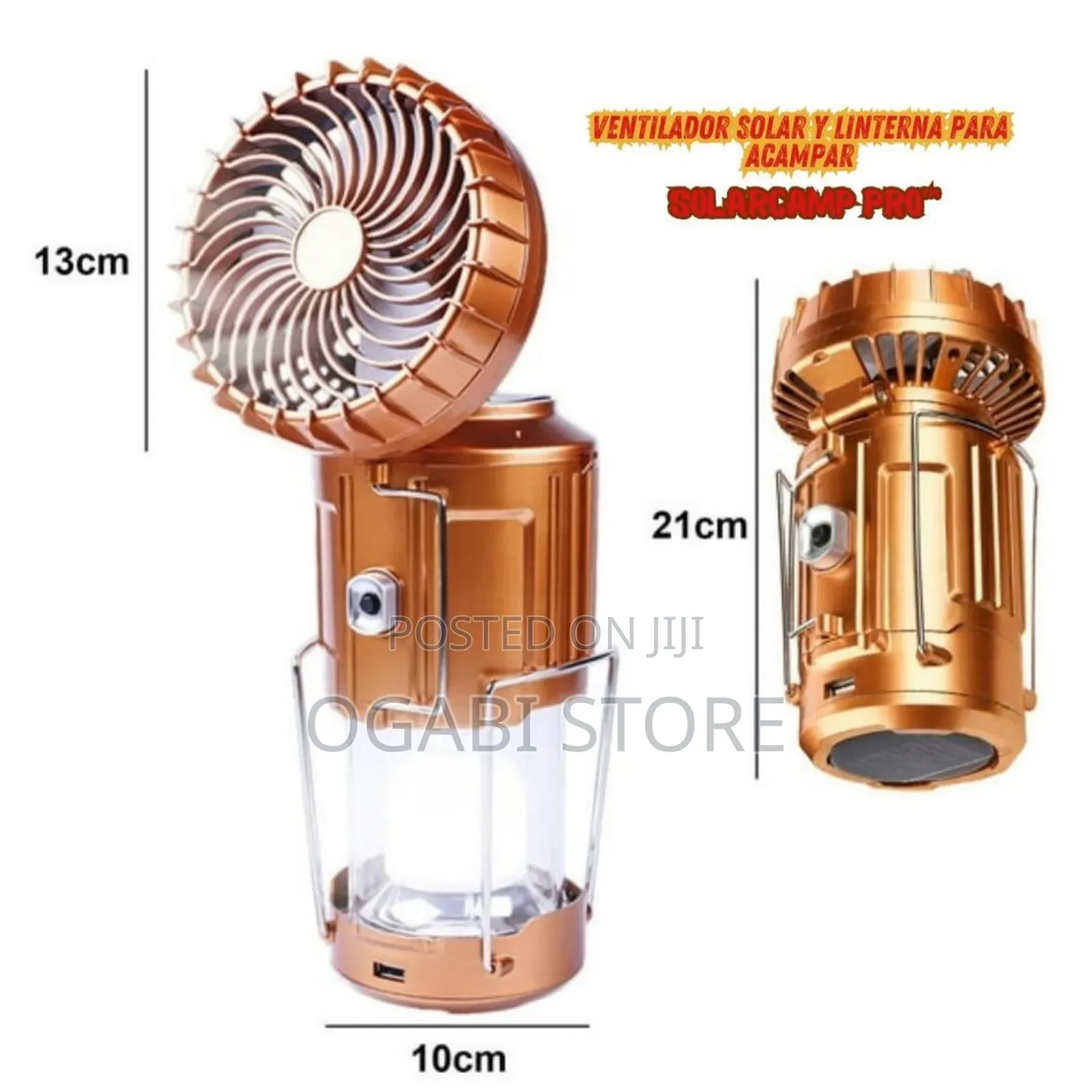 Usb Solar Rechargeable Lamp
