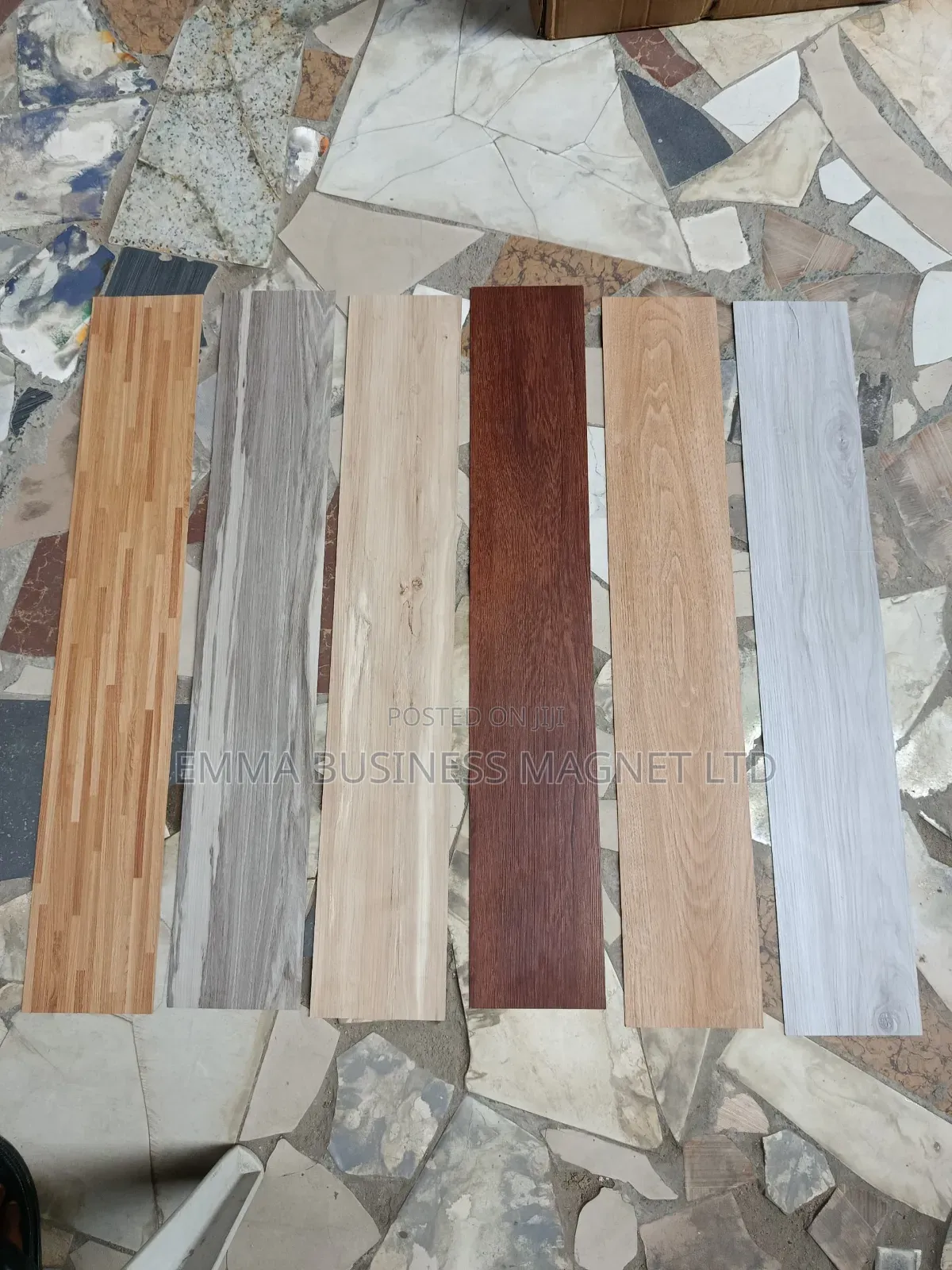 15x90 High Quality New Designs Vinyl Wooden Rubber Tiles