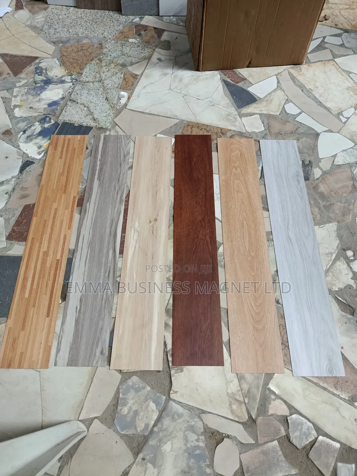 15x90 High Quality New Designs Vinyl Wooden Rubber Tiles