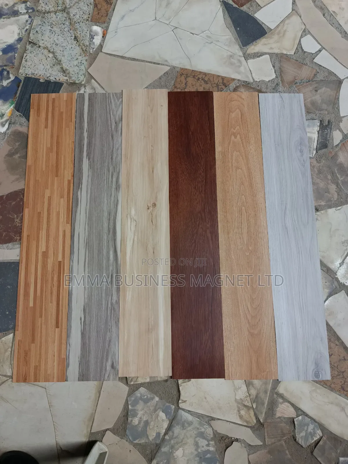15x90 High Quality New Designs Vinyl Wooden Rubber Tiles
