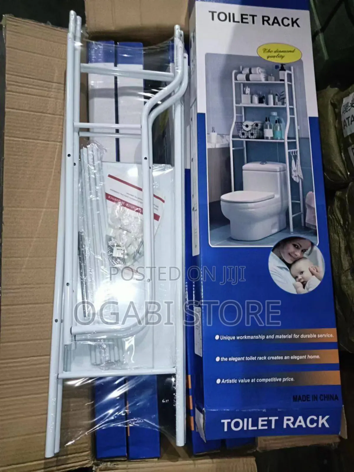 Over the Sink Toilet Rack 3-Layer