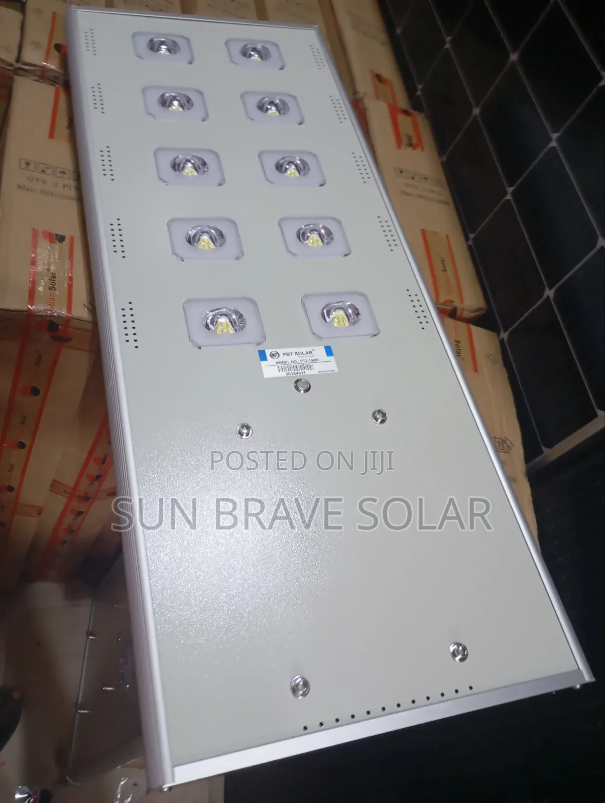 100watts Pbt All-in-one Solar Street Light Available Stock