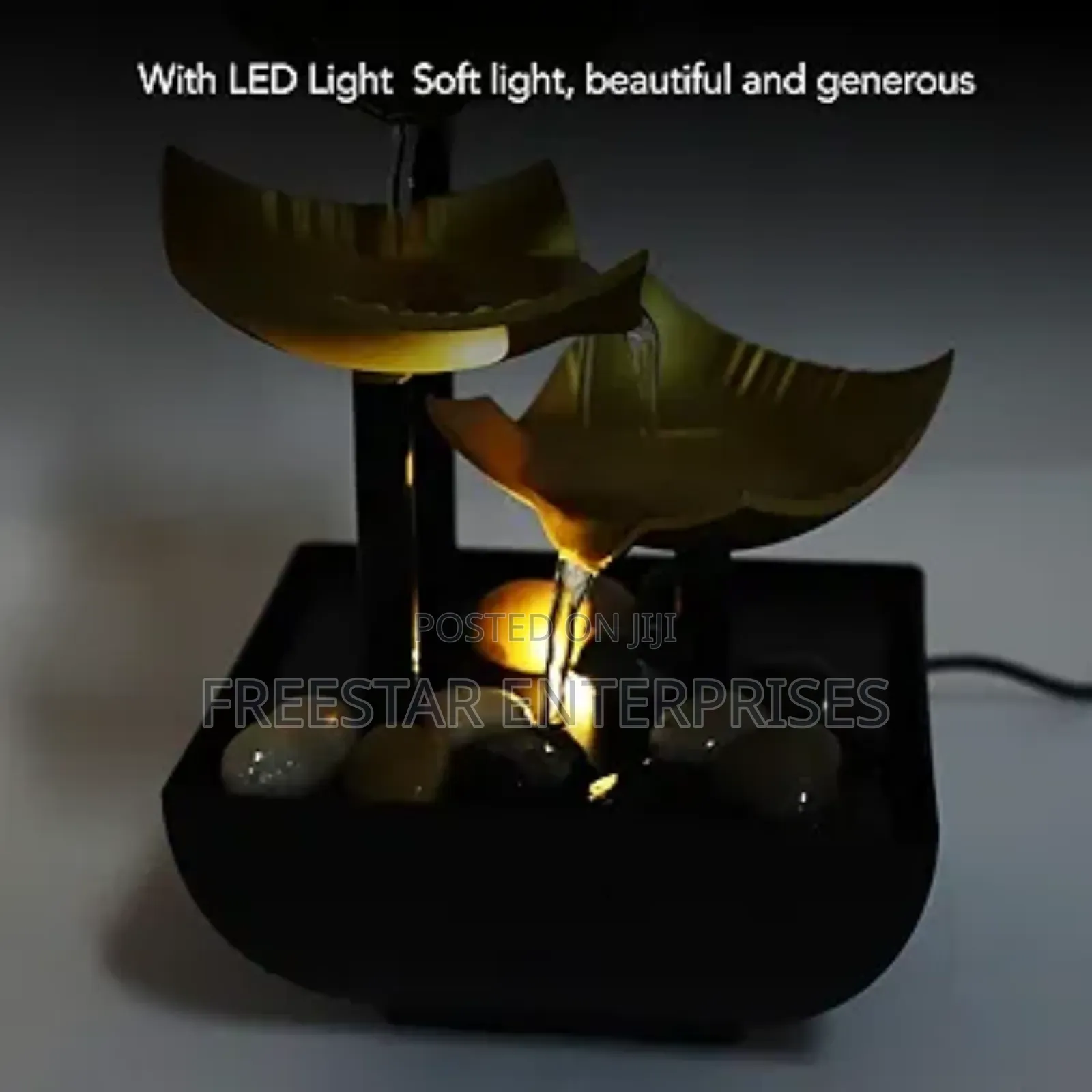 Usb Tabletop Water Fountain Led Light. Water Fountain Led Light.