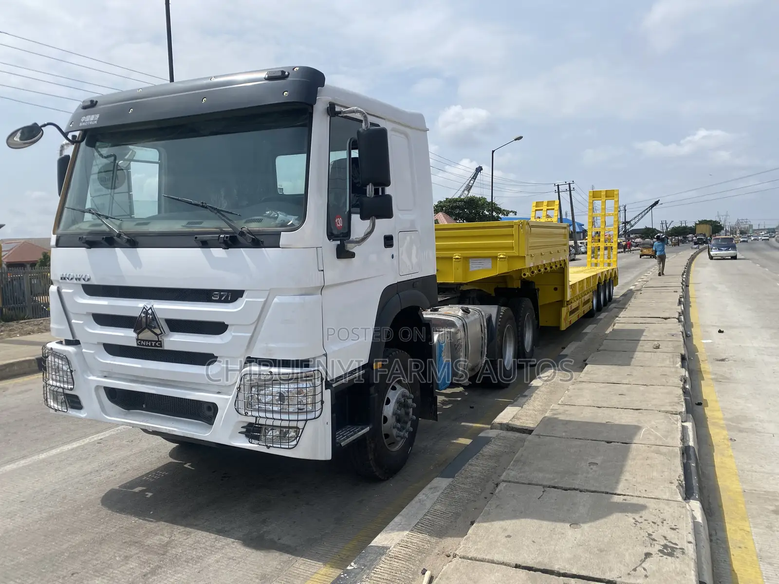 Howo + Lowbed Truck 100tons