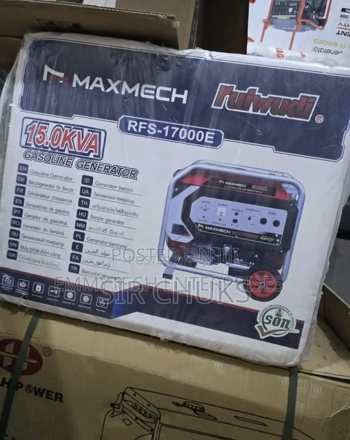 Maxmech 15kva Model 17000e 100% Copper