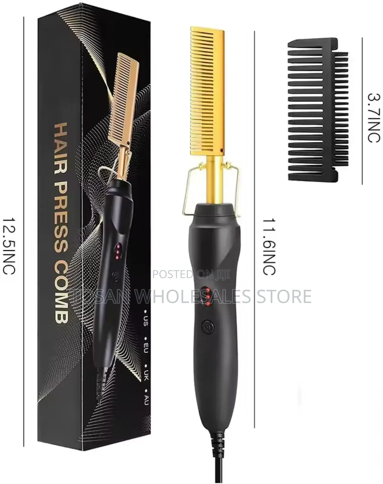 Electric Hot Heating Comb Hair