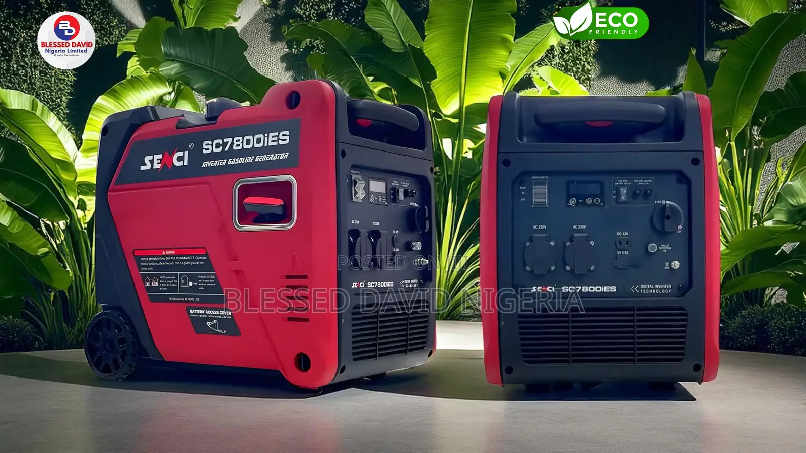 Senci Sc7800ies 5.6kva / 5.0kva Inverter Petrol Generator