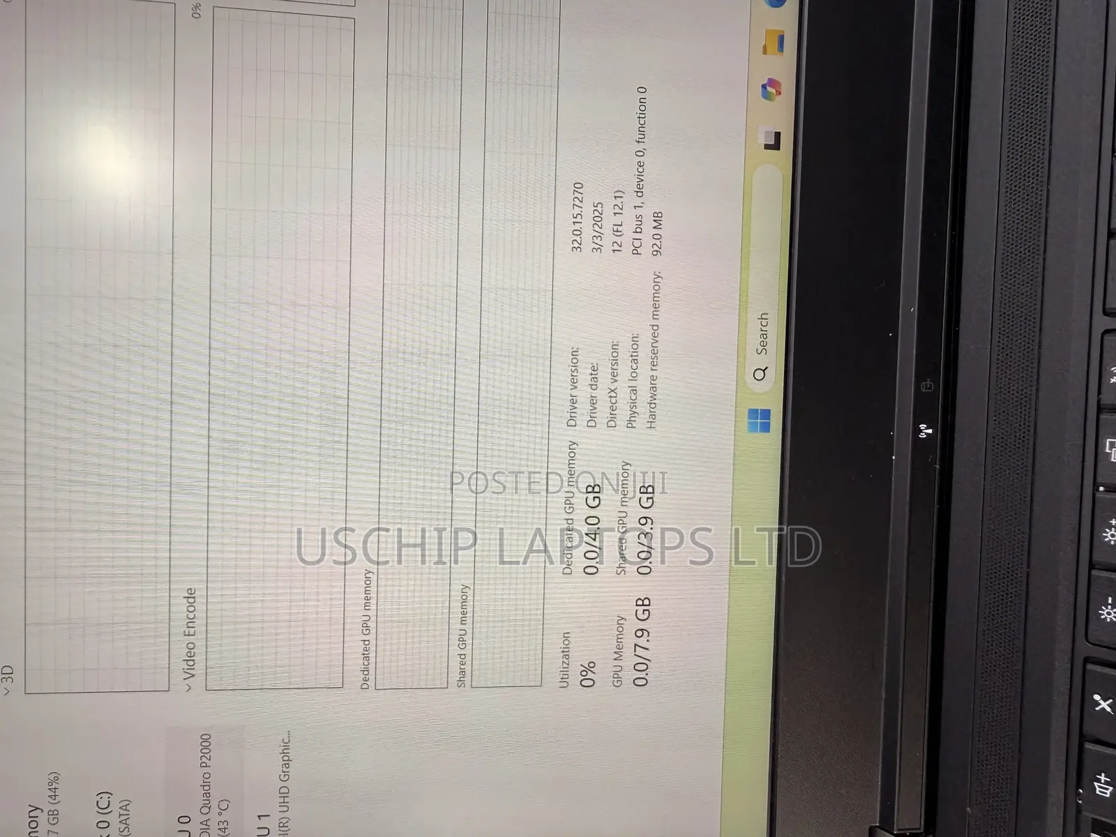 Laptop Lenovo ThinkPad P52 16GB Intel Core i7 SSD 256GB