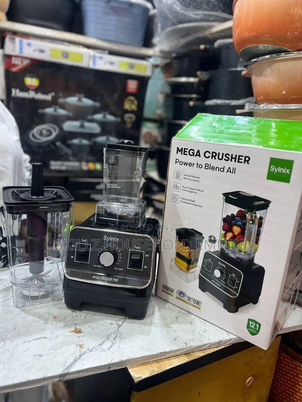 Syinix Heavy Duty Blender 1500w