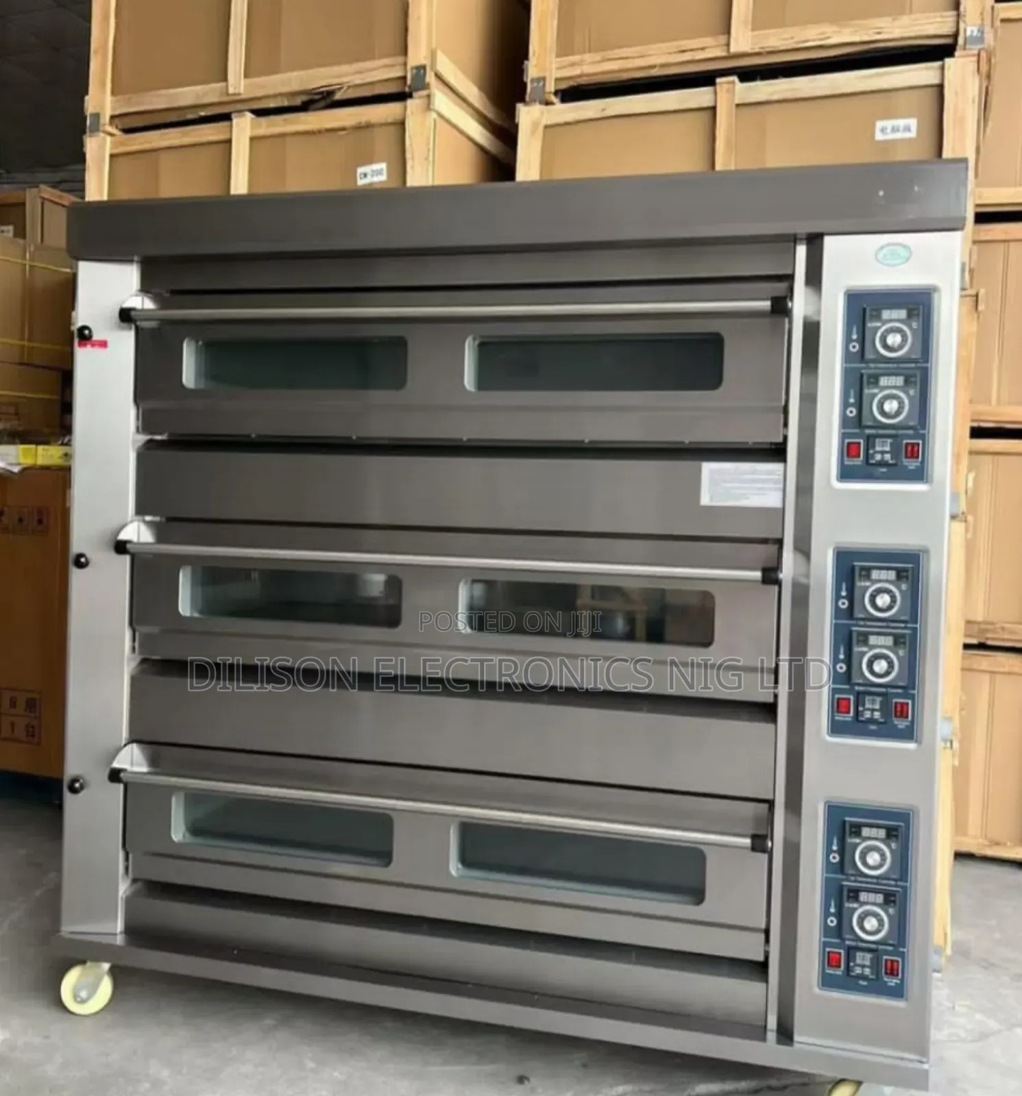 Oven 3 Deck 6 Tray
Best Quality Commercial Bakery Oven 3 Deck 9 Tr.