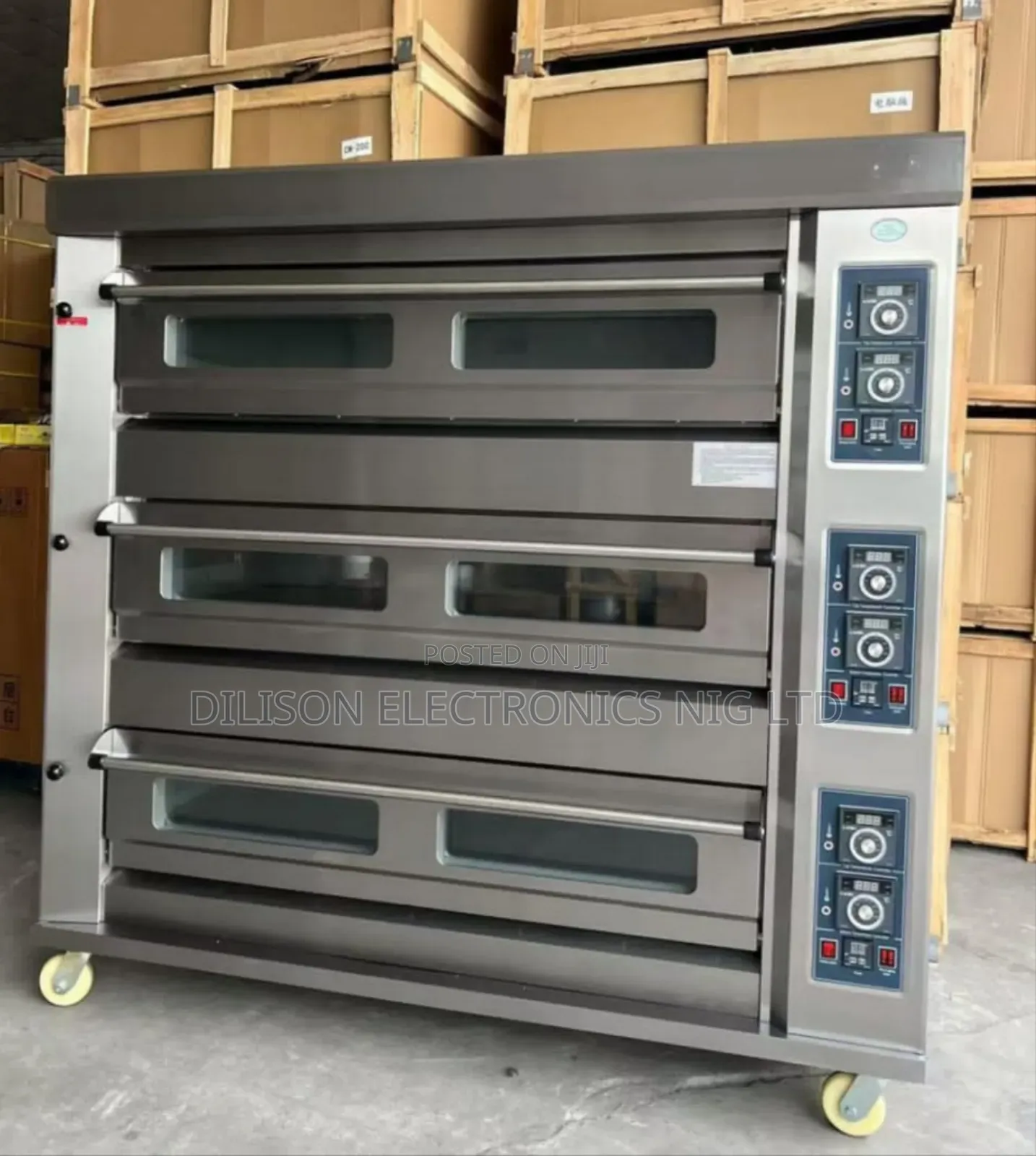 Industrial Flour Bakery Gas Ovens 9 Tray