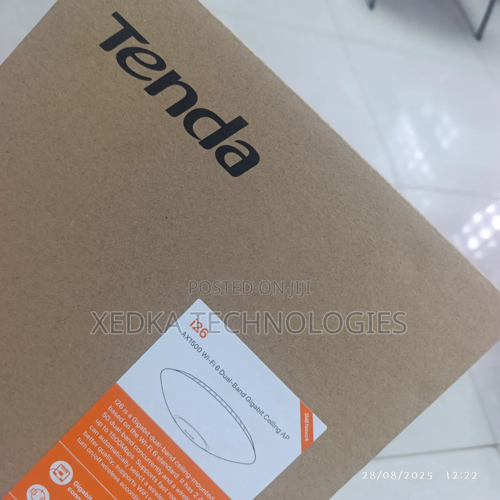 Tenda Ax1500 Wifi 6 Dual Band Gigabit Poe Access Point