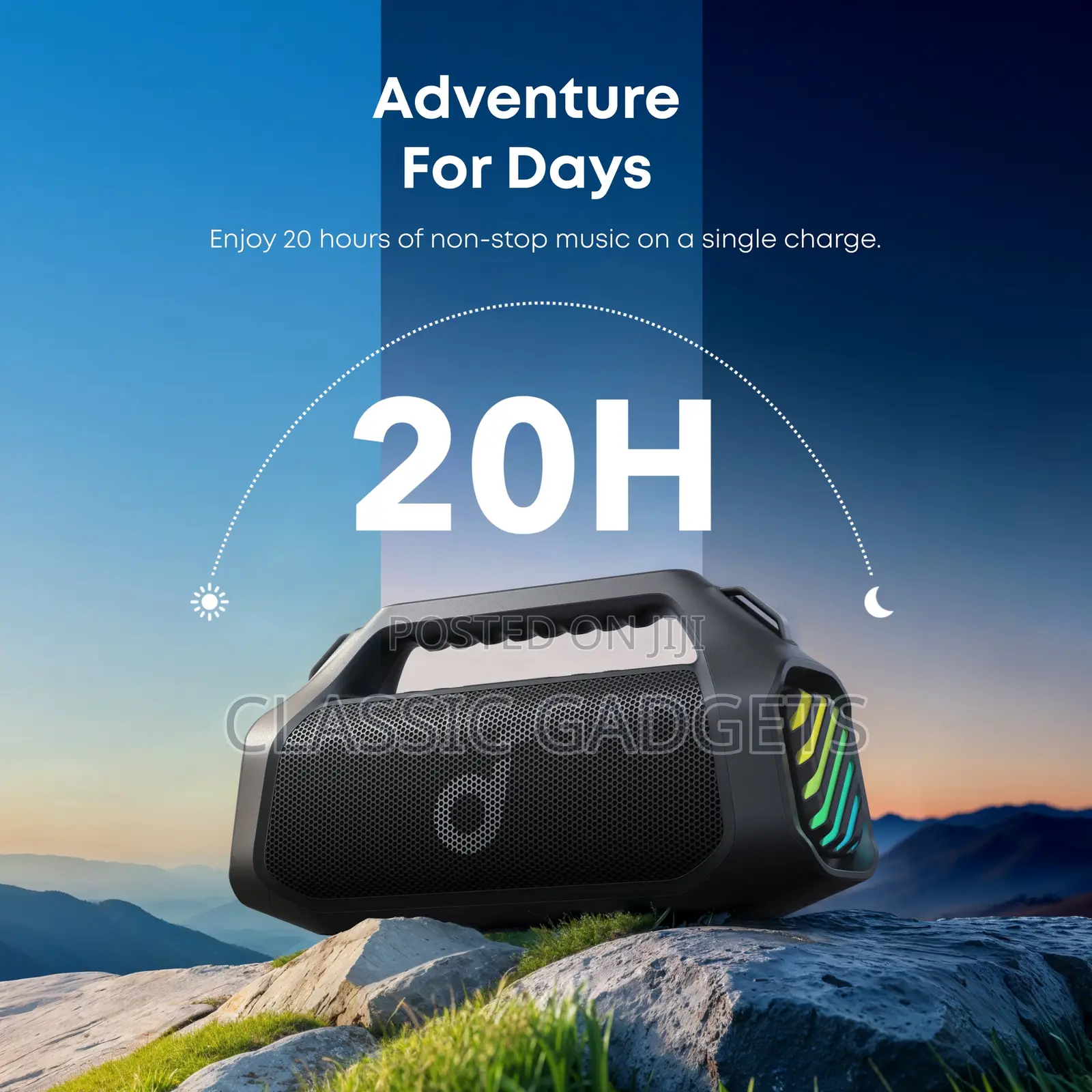 Soundcore by Anker Boom 2 Pro Deep Bass Speaker for Outdoor Adventures