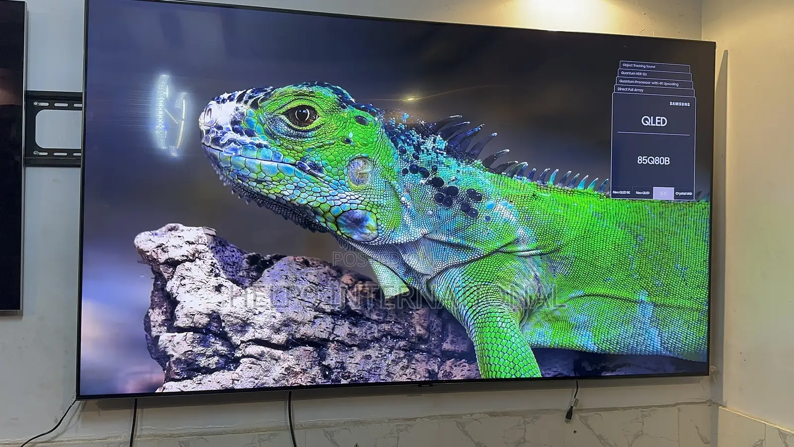 Latest 85” Samsung Qled Smart Tv With Built-in Woofer Inverter -85q80b