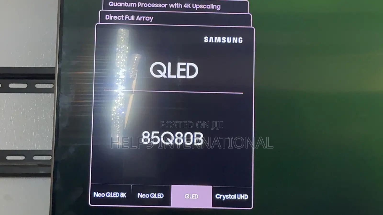 Latest 85” Samsung Qled Smart Tv With Built-in Woofer Inverter -85q80b
