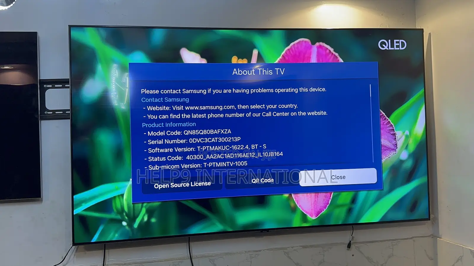 Latest 85” Samsung Qled Smart Tv With Built-in Woofer Inverter -85q80b