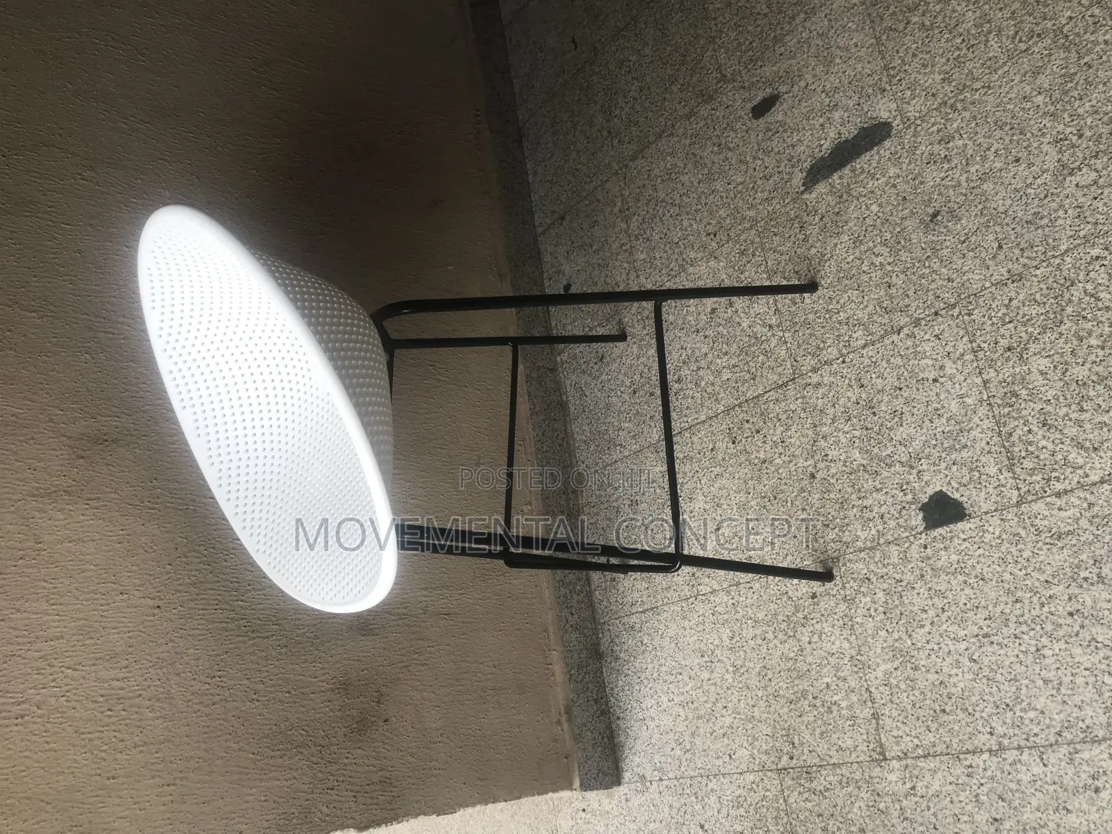 White High Barstool
