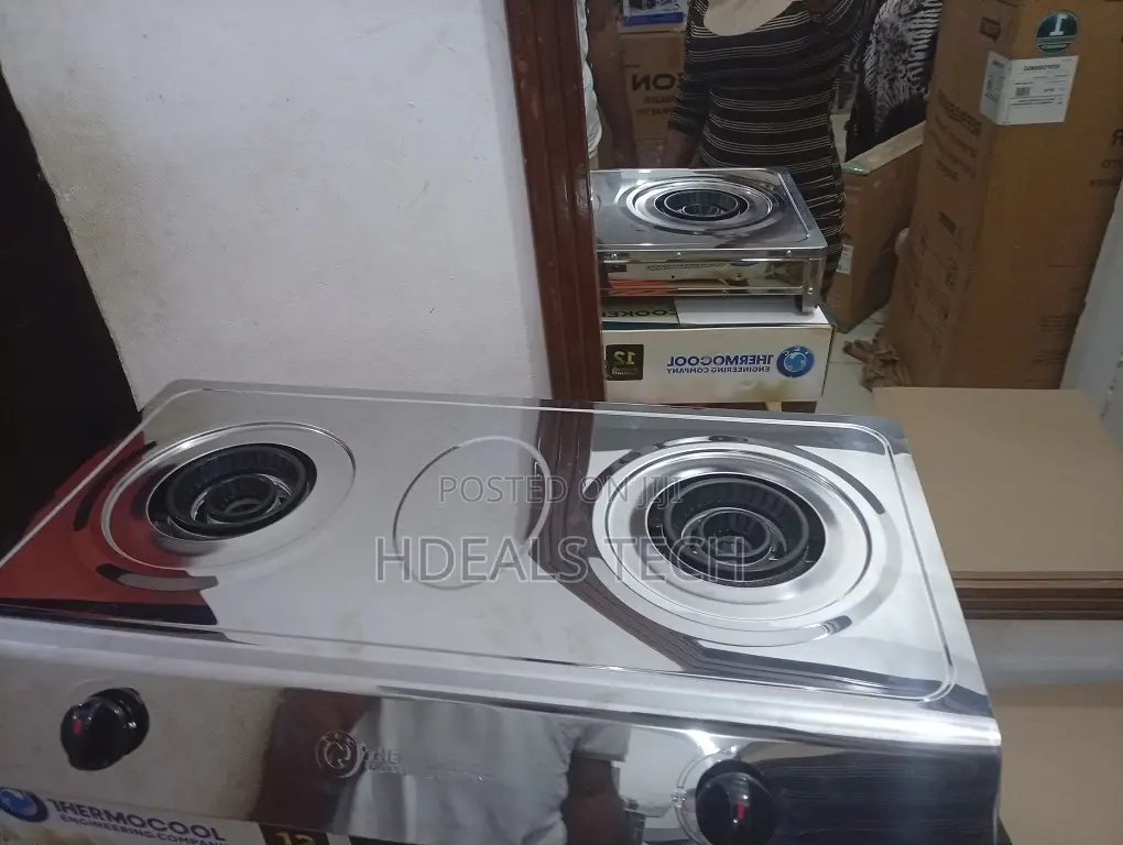 Haier Thermocool Tgc‐2ta Teflon Duo 2‐Hob Gas Cooker