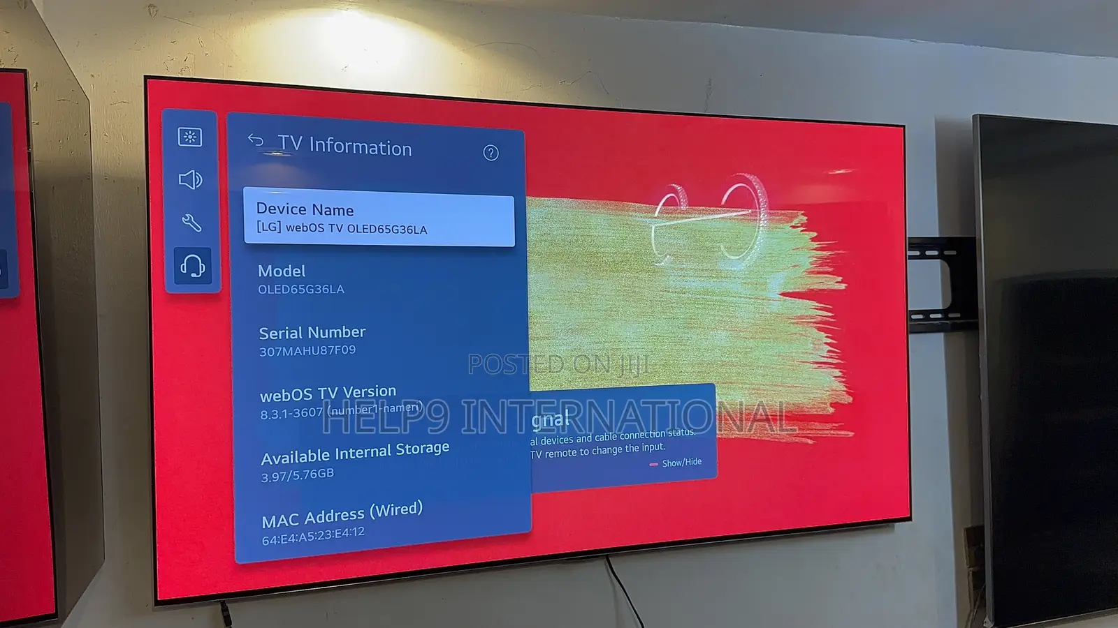 Lg Oled65g3pua 65"inches G3 Series Oled Evo Gallery Edition Tv