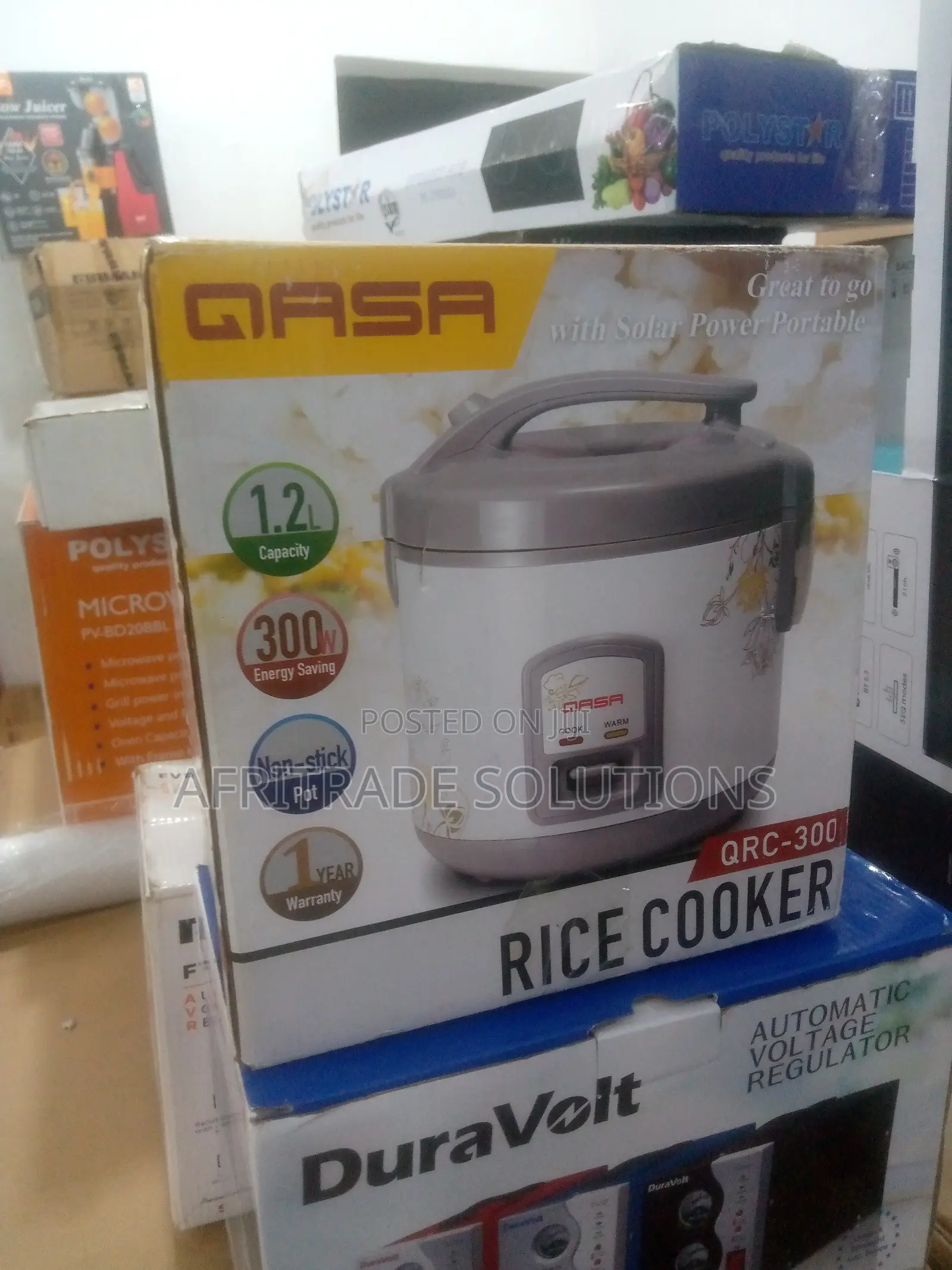 Qasa Qrc‐300 | 300 W Quick‐Cook Rice Maker + Steamer
