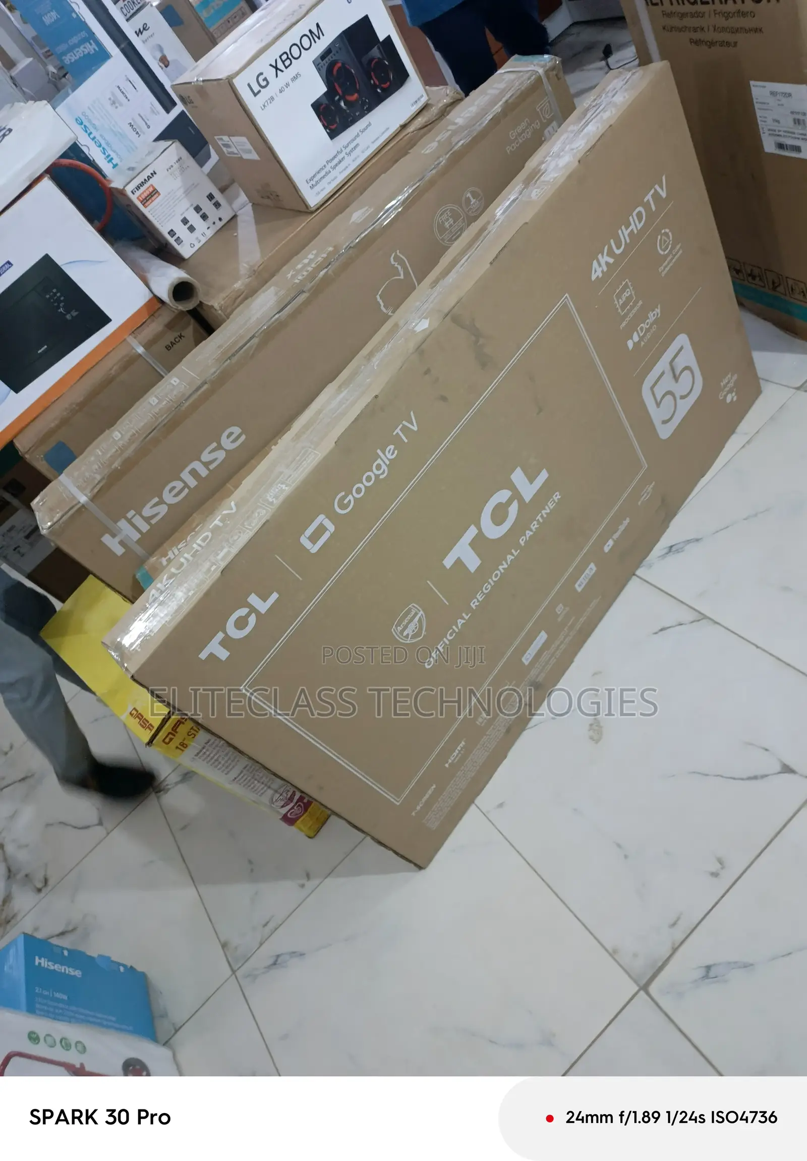 Vivid TCL 55′′ Led Uhd Google Tv (55p635)