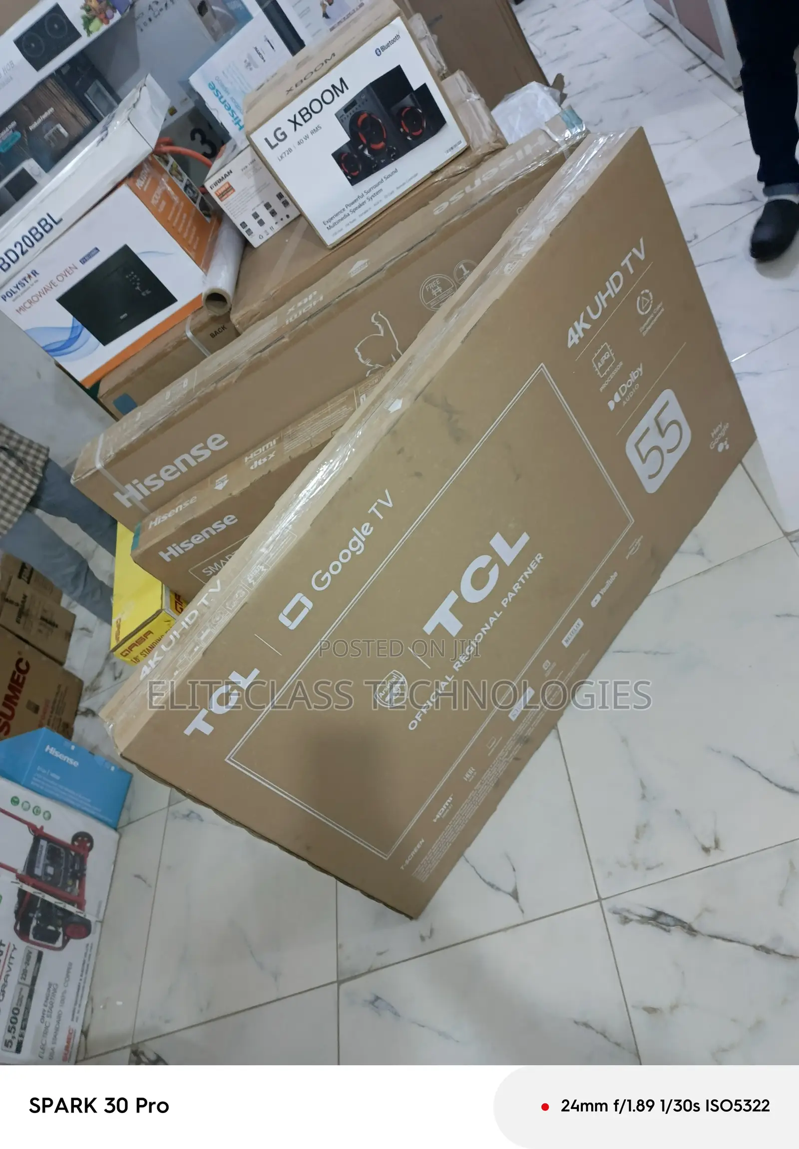 Vivid TCL 55′′ Led Uhd Google Tv (55p635)