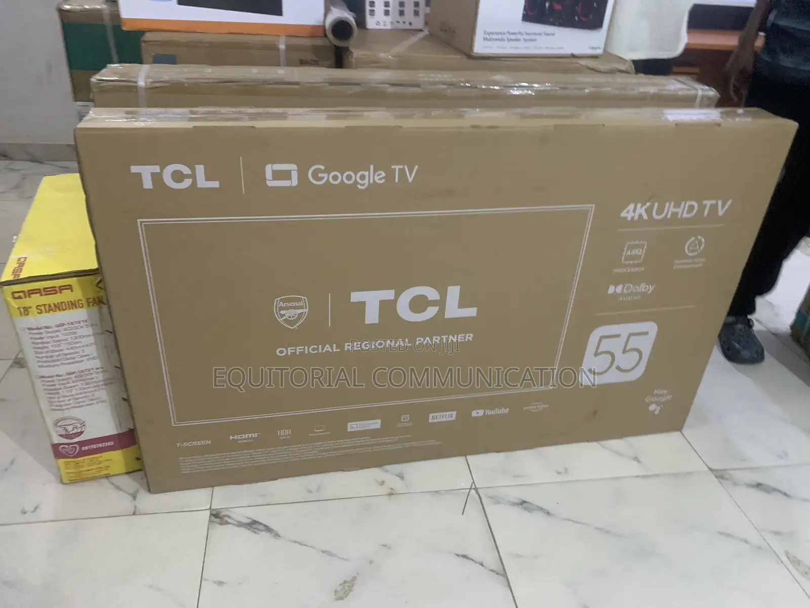 TCL 55” Smart Tv With Netflix Youtube